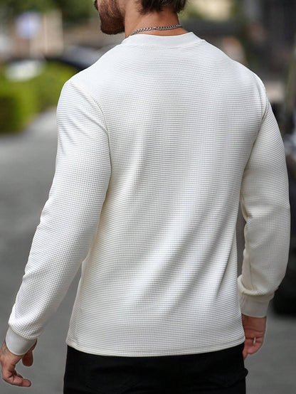 Camiseta CasualCool Luxury Masculina de Manga Longa