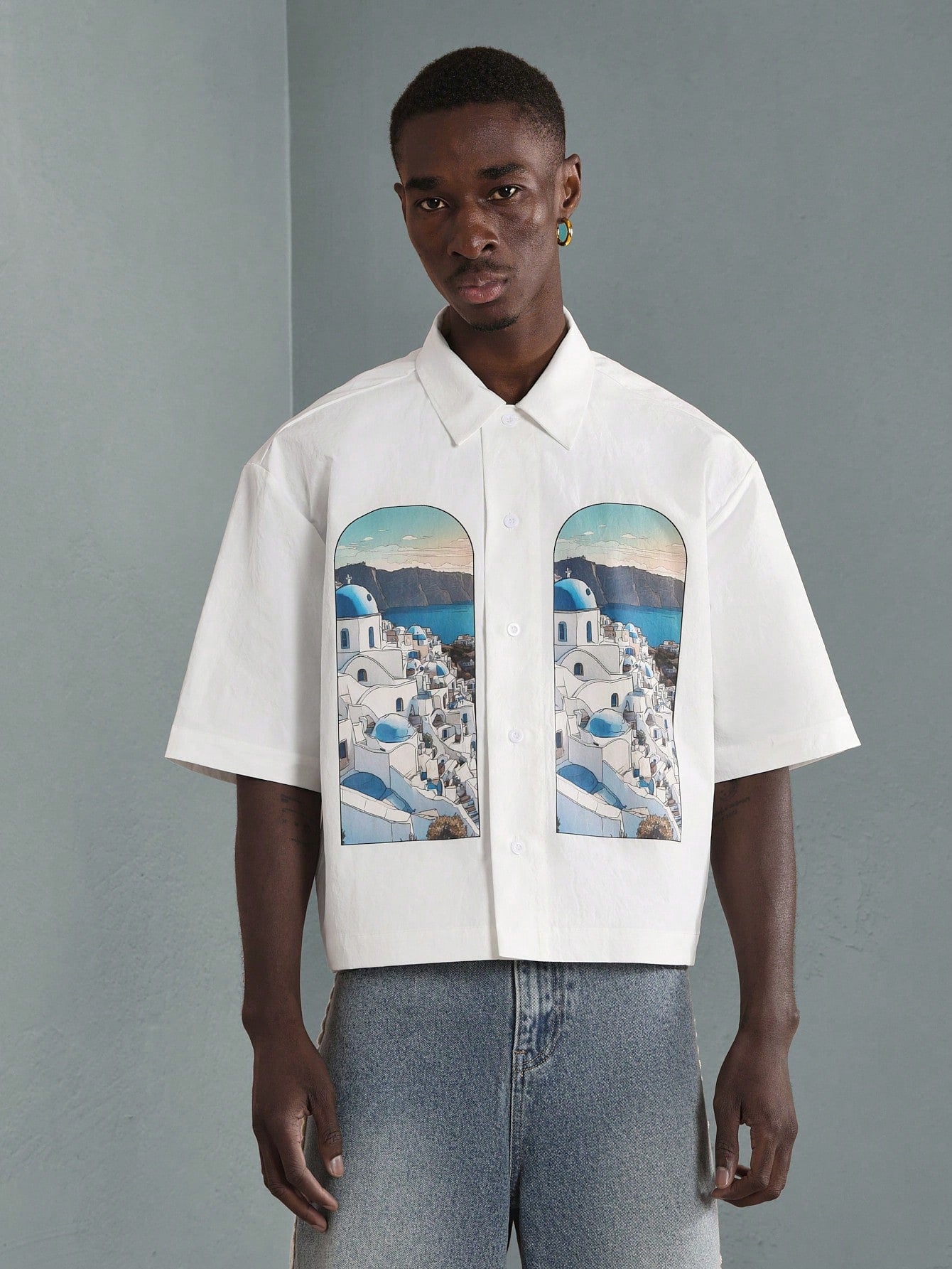 Camisa SUMWON Grecia art