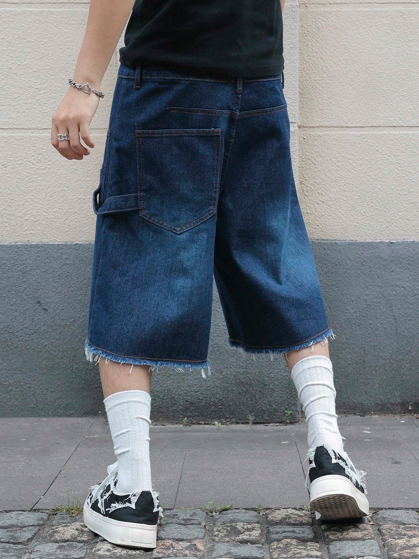 Shorts Denim Black Stusy