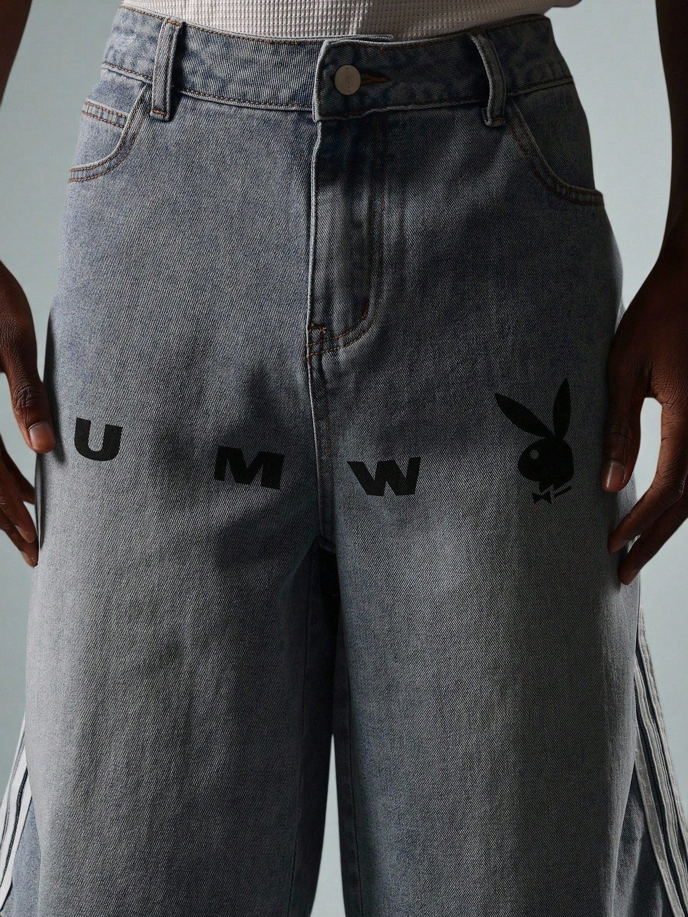 Shorts PLAYBOY X SUMWON Jeans List Oversized