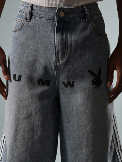 Shorts PLAYBOY X SUMWON Jeans List Oversized