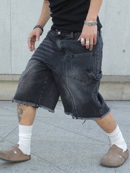 Shorts Denim Black Stusy