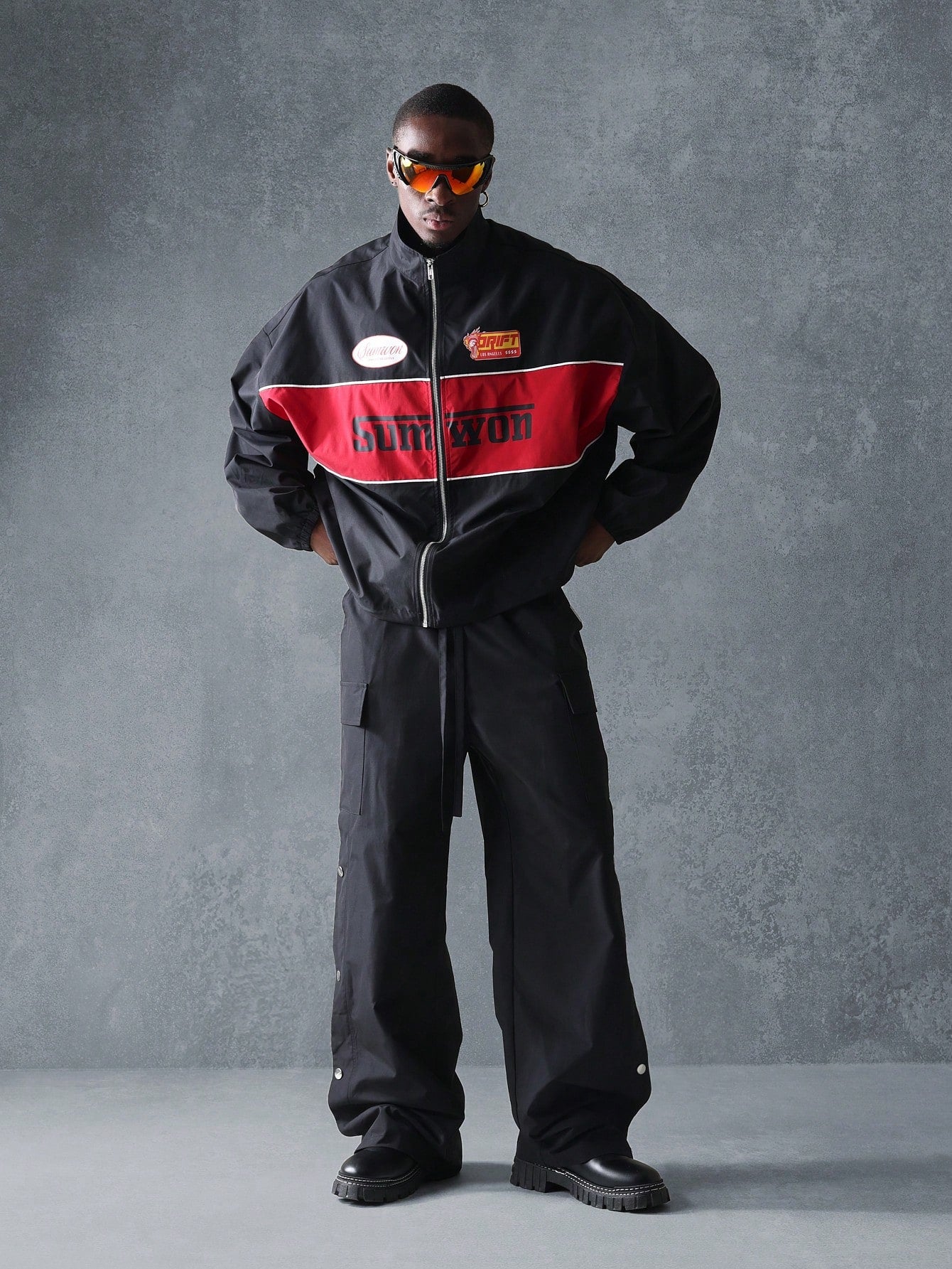 Jaqueta Corta-vento da Equipe de Corrida Sumwon