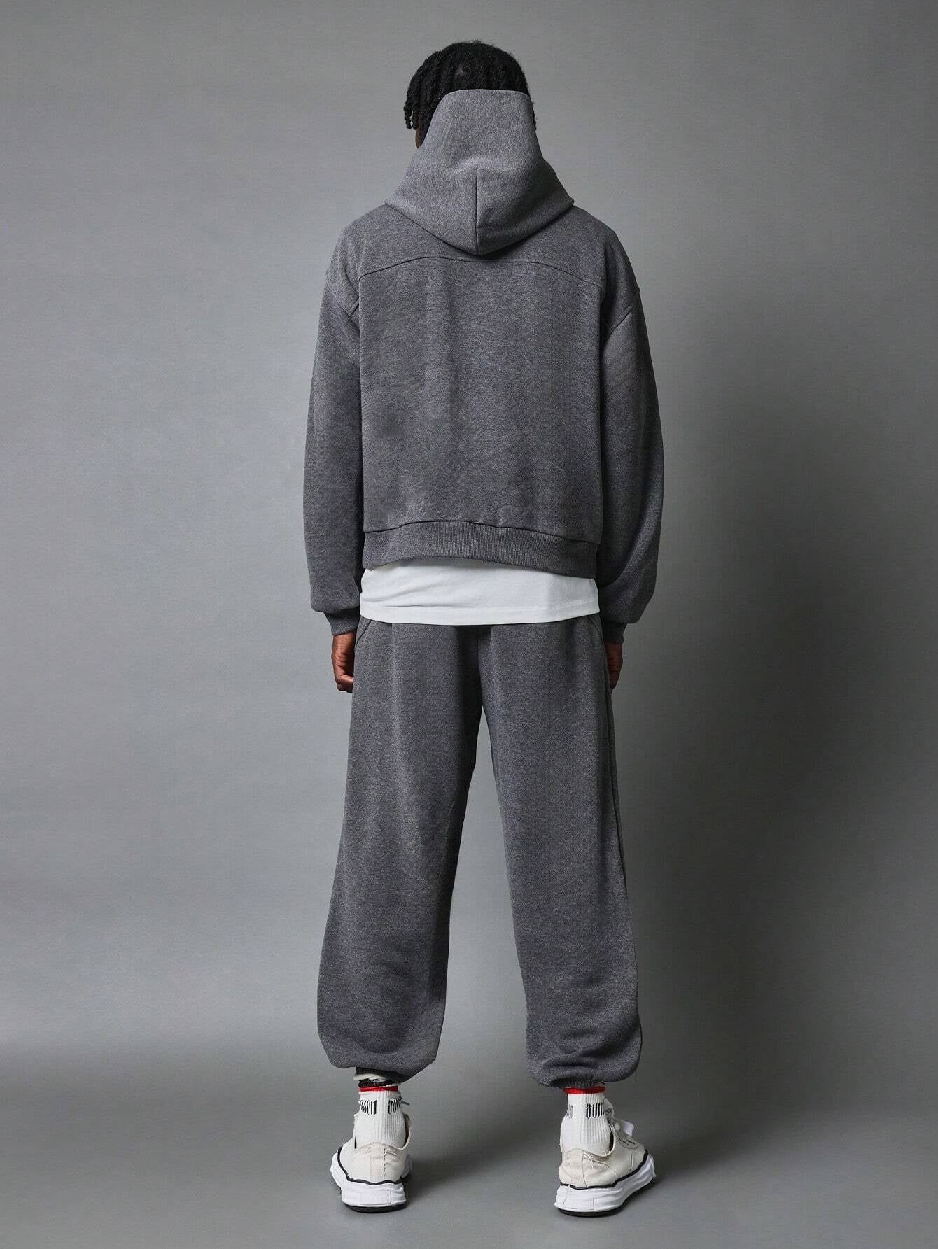 Conjunto SUMWON Oversized Zíper Parcial Jogger