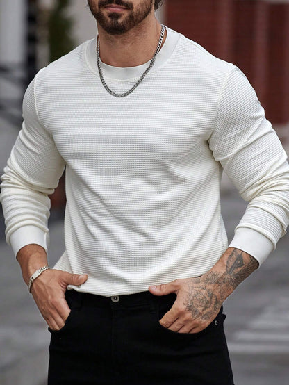 Camiseta CasualCool Luxury Masculina de Manga Longa