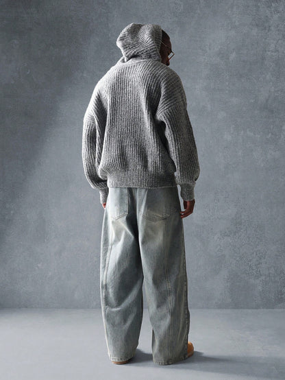 Suéter Capuz Tricotado Greys