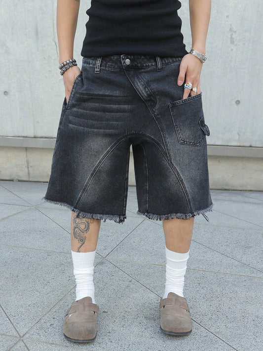 Shorts Denim Black Stusy