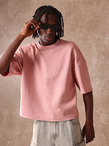 Camiseta Boxy Oversized Veludo