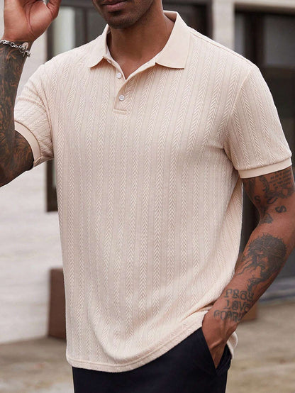 Camisa CasualCool polo casual de manga curta Social