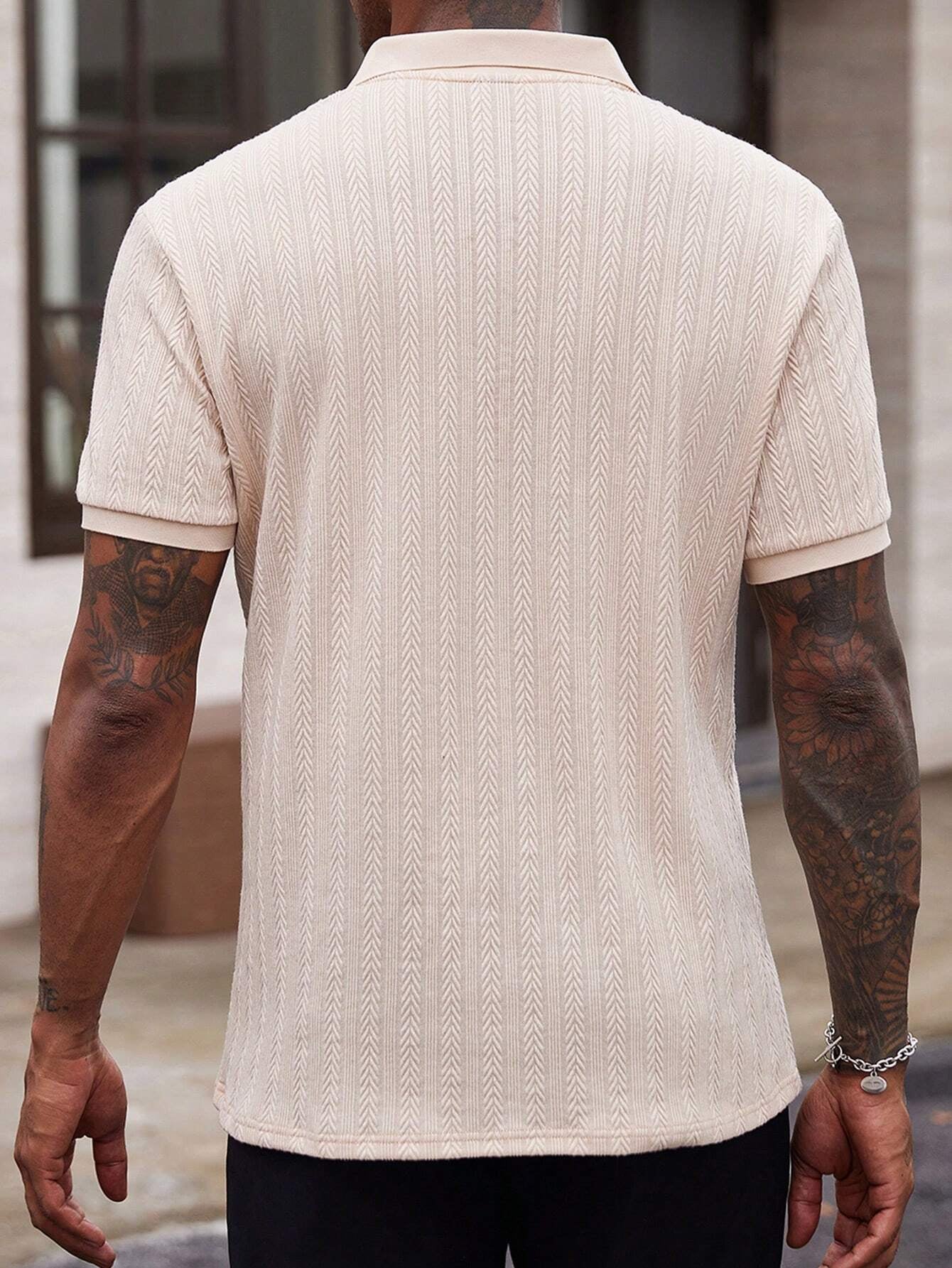 Camisa CasualCool polo casual de manga curta Social