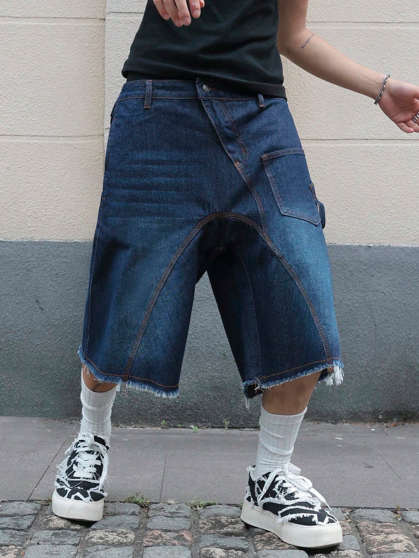 Shorts Denim Black Stusy