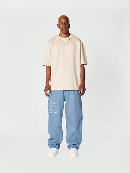 Calça SUMWON Denim reta com bordado