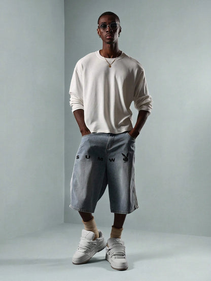 Shorts PLAYBOY X SUMWON Jeans List Oversized