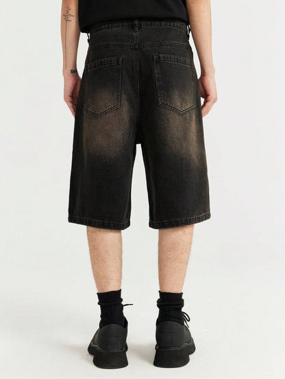 Shorts Denim Lavada Diagonal