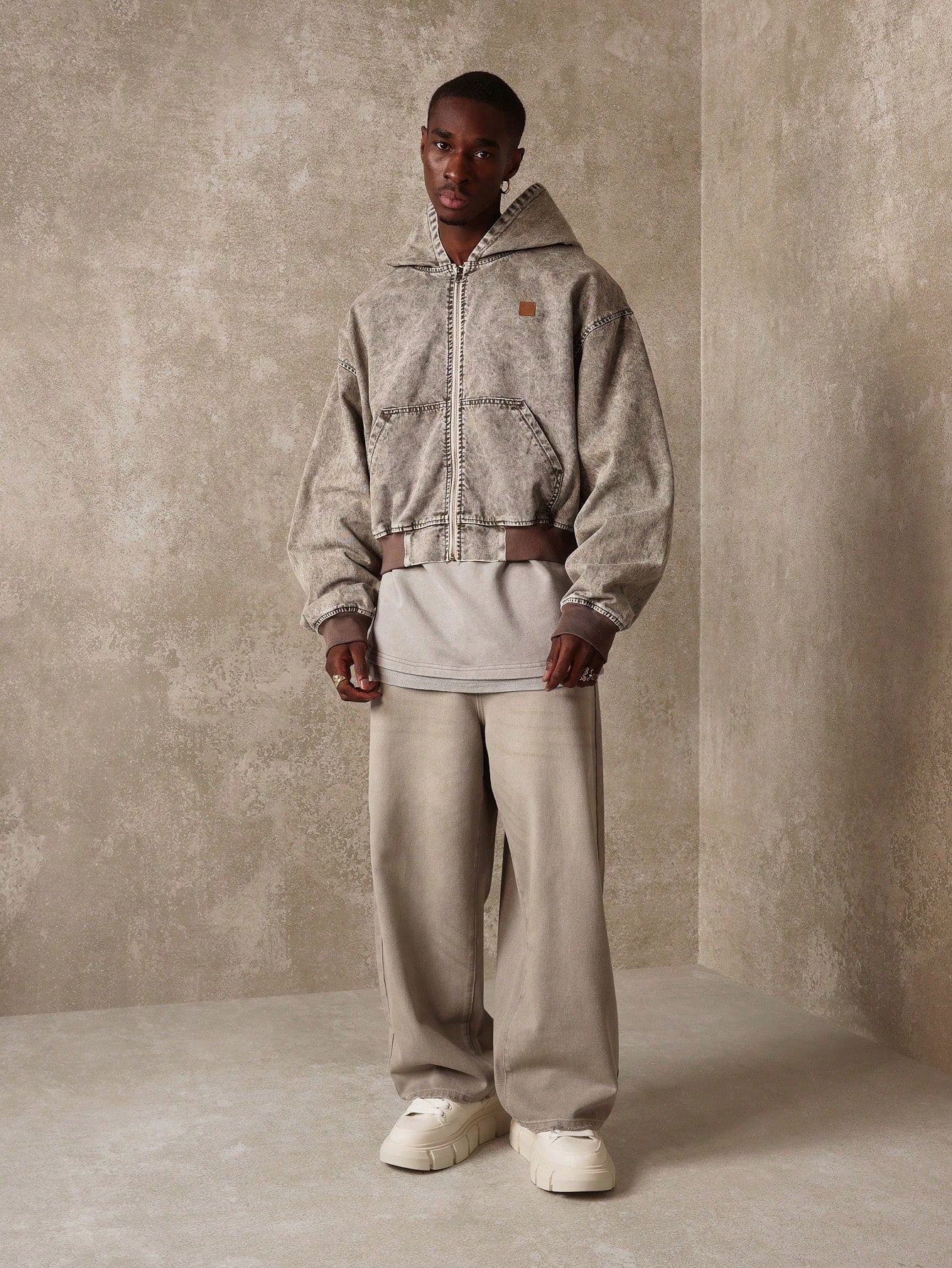 Moletom Bomber Crop Fit