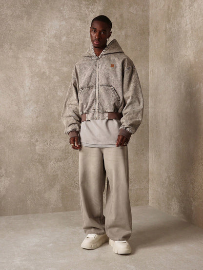 Moletom Bomber Crop Fit