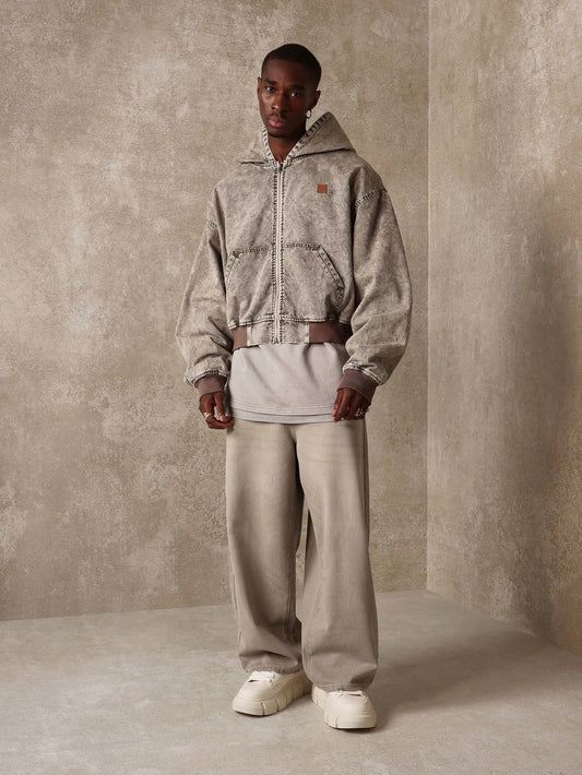 Moletom Bomber Crop Fit