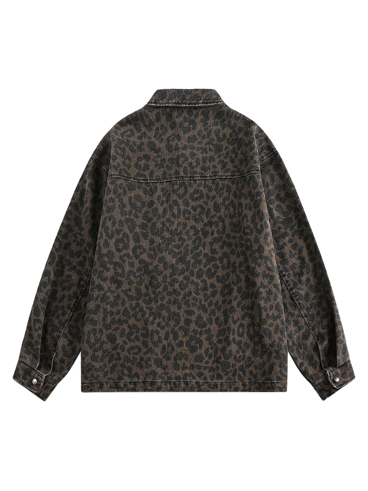 Jaqueta Vintage Washed Cheetah