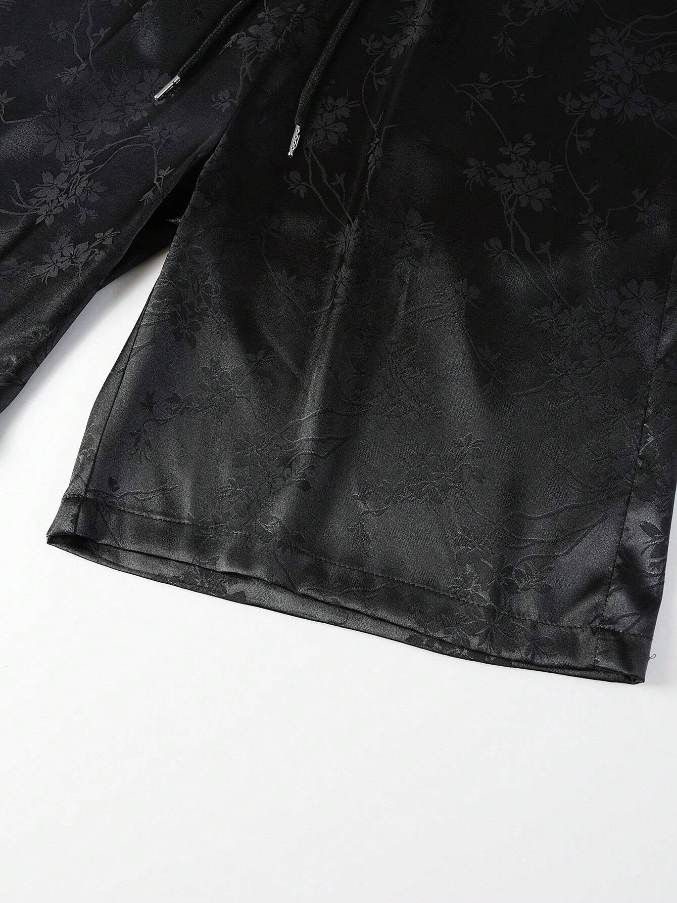 Conjunto SUMWON Hypemode Camisa e Shorts Estampa Floral Jacquard