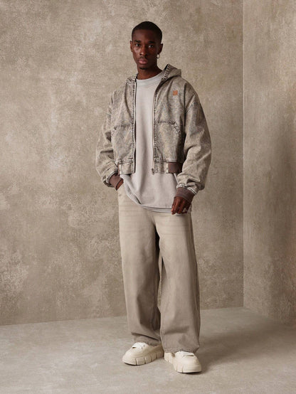 Moletom Bomber Crop Fit