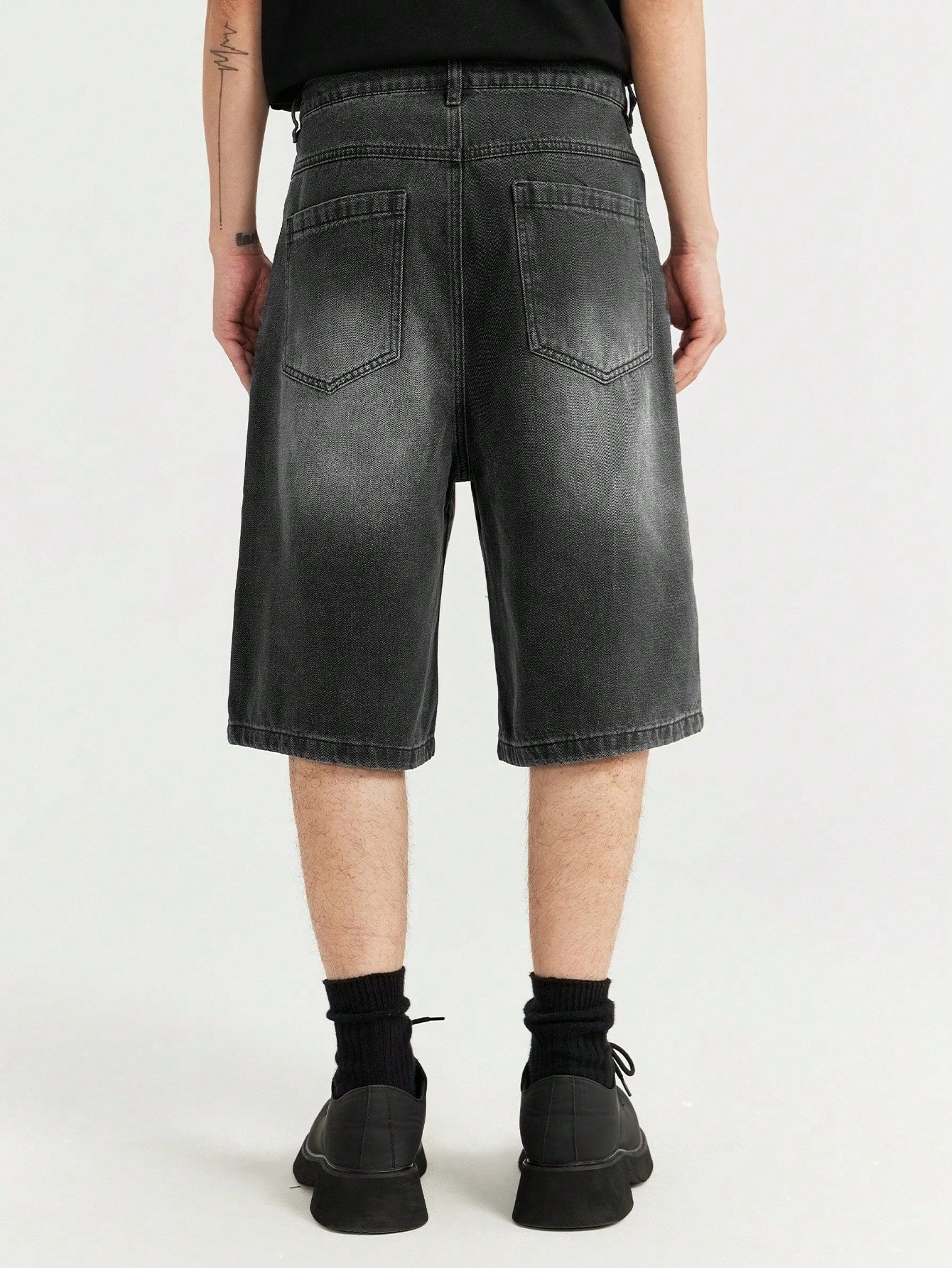 Shorts Denim Lavada Diagonal