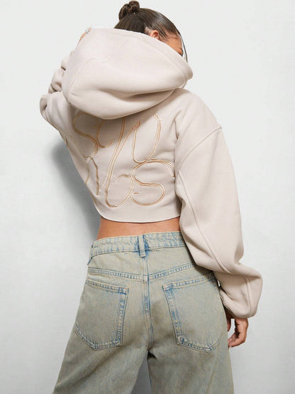 Moletom Oversized Cropped Loungewear