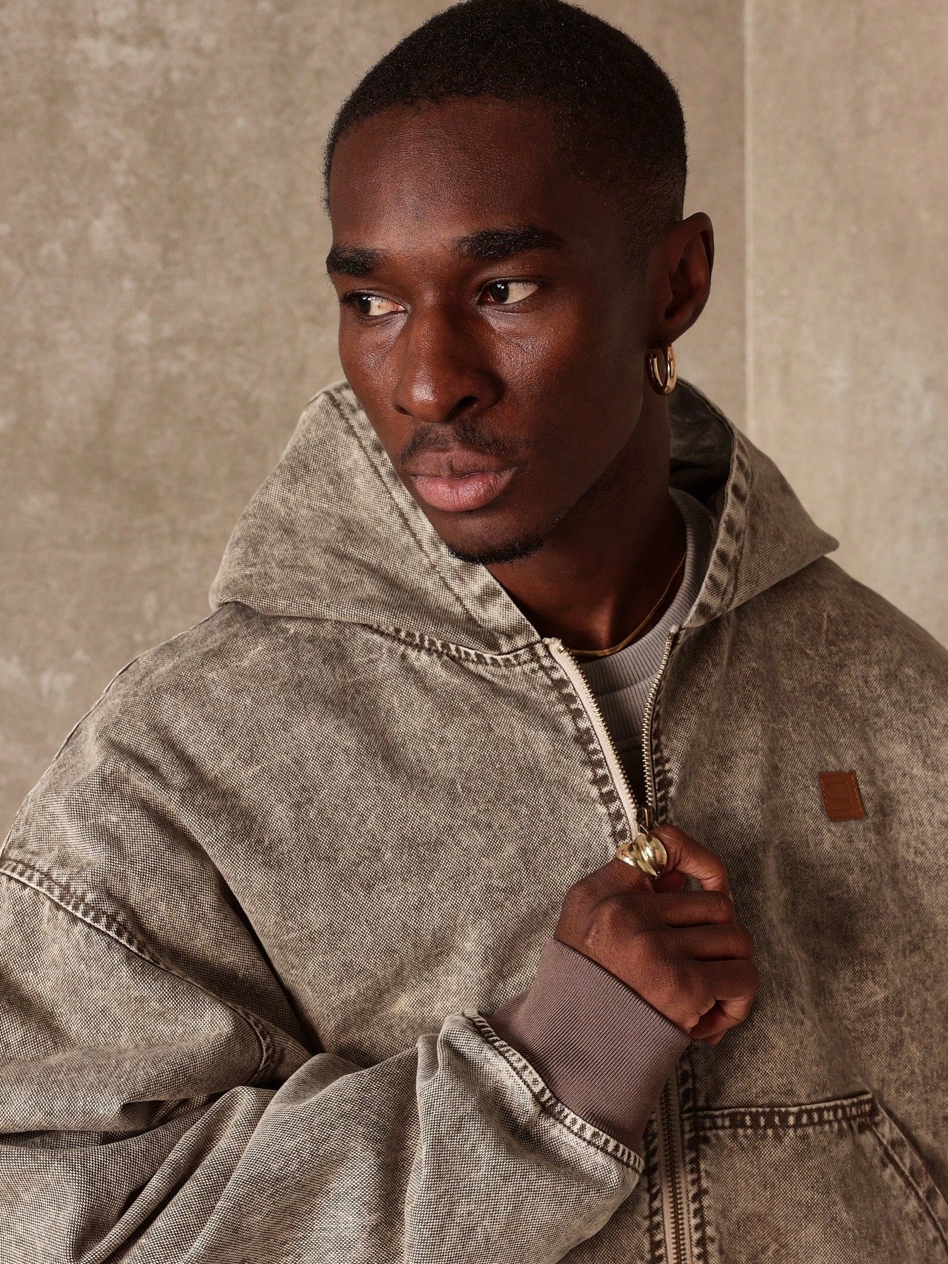 Moletom Bomber Crop Fit