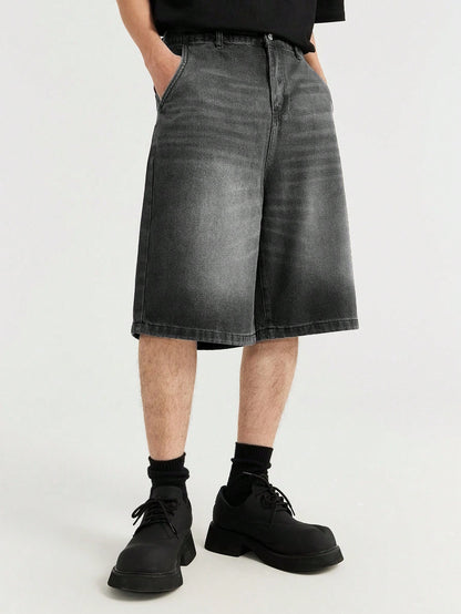 Shorts Denim Lavada Diagonal