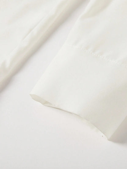 Camisa Homme Longa de Manga Comprida Coreana