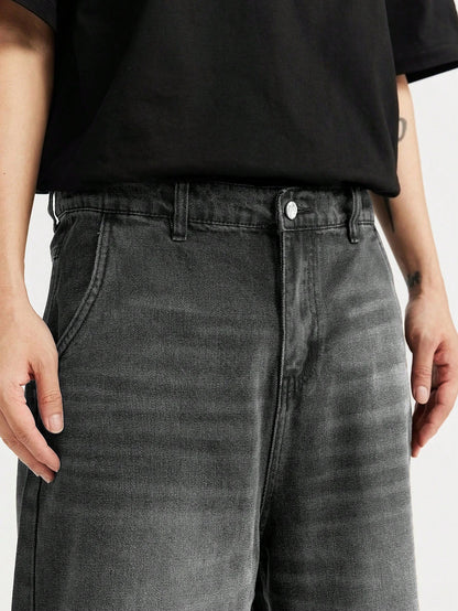 Shorts Denim Lavada Diagonal