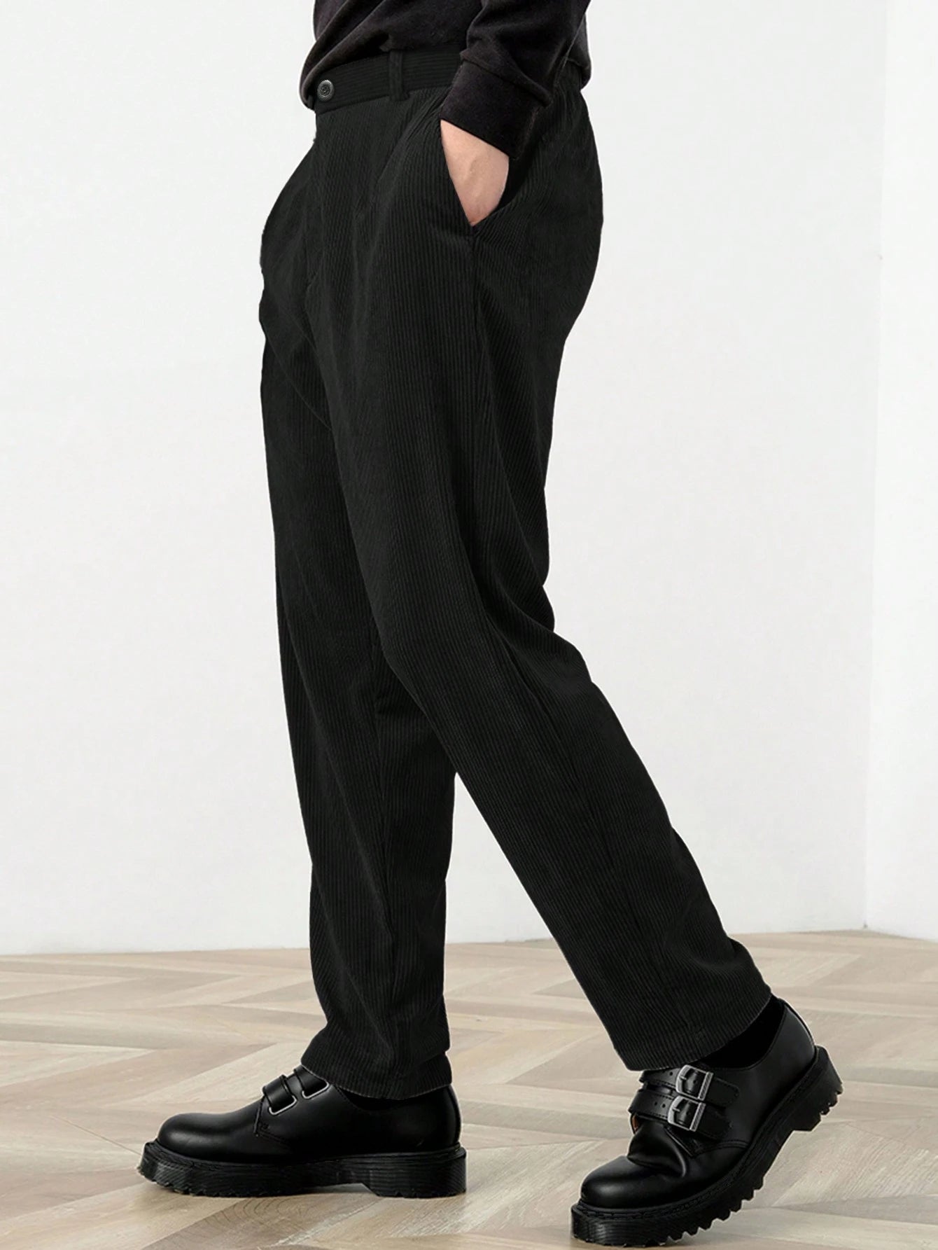 Calça Mode Longa Casual Veludo