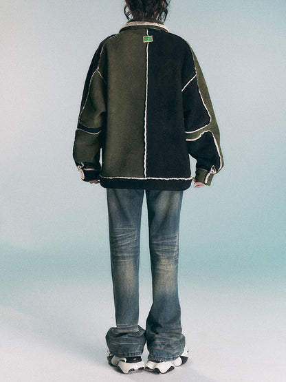 Jaqueta Floral Embroidered Fleece