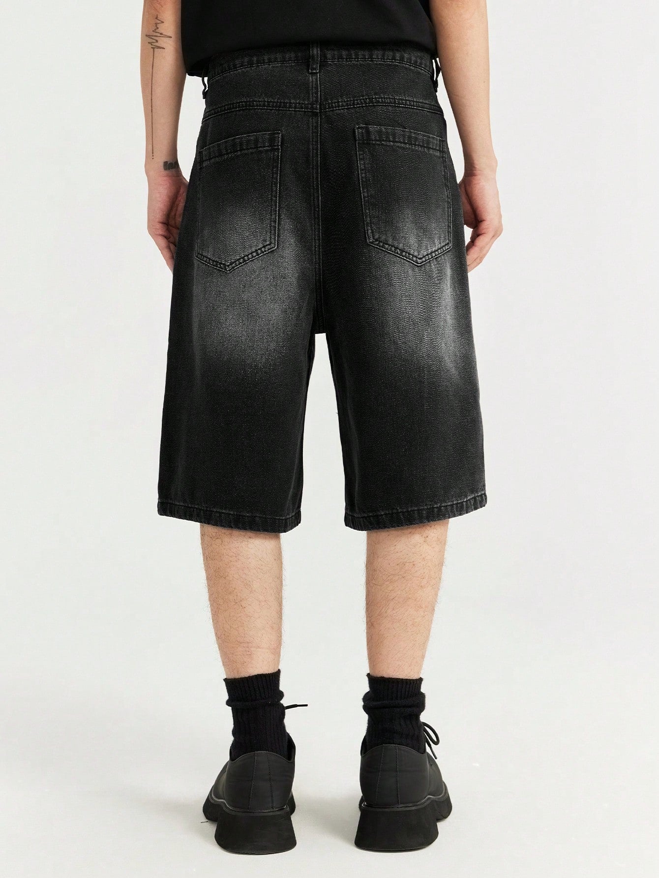 Shorts Denim Lavada Diagonal