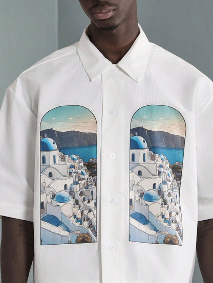 Camisa SUMWON Grecia art