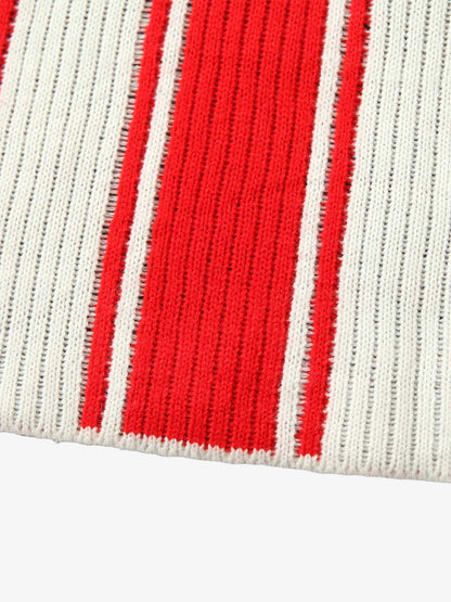 Camiseta Oversized Vintage Striped Baseball sleeved