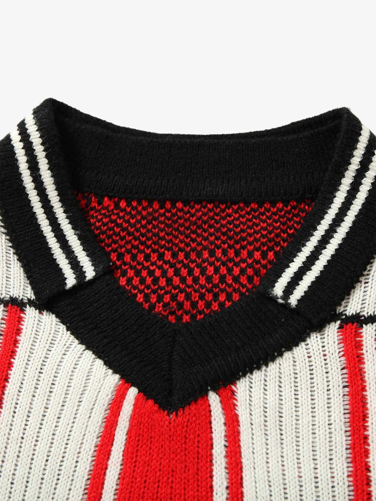 Camiseta Oversized Vintage Striped Baseball sleeved