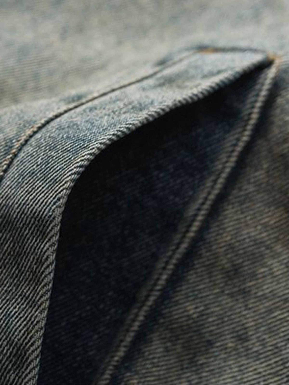 Jaqueta Embroidered Do-over Denim Jacket - 1911