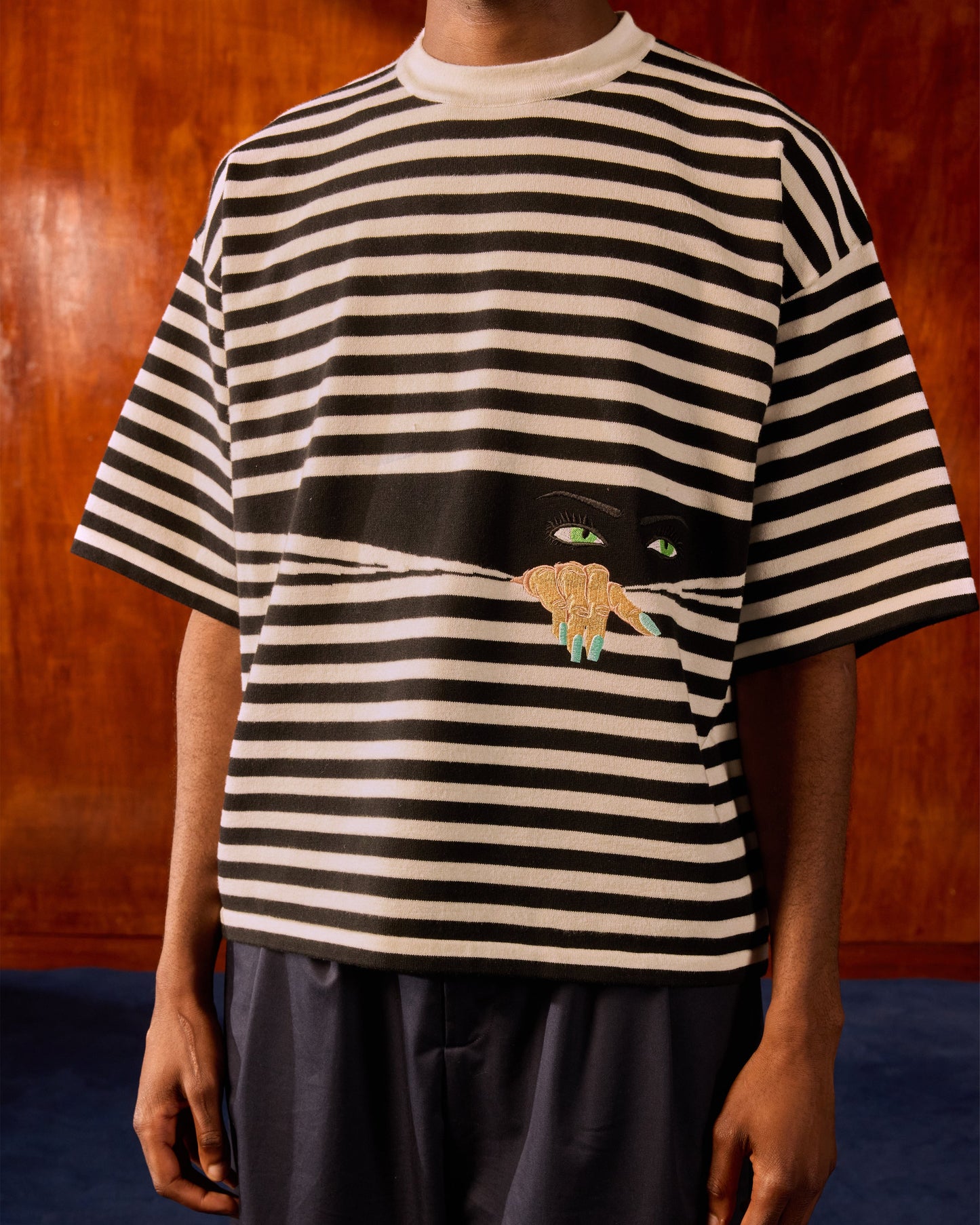 Camiseta KNITTED PEEPING TEE